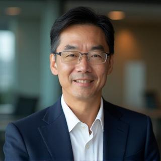 Kurogoma HR代表取締役社長の田中太郎のプロフェッショナルなポートレート。